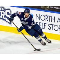 Kyle McKenzie with the Worcester Railers