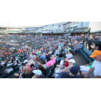 Fans enjoy a game at The Ballpark at Jackson, home of the Jackson Generals
